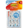 3M Command™ Clear Hooks & Strips Plastic/Wire Small 9 Hooks w/12 Adhesive Strips per Pack