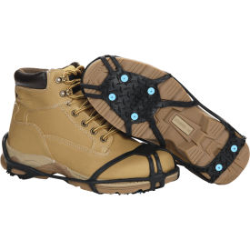 Due North Light Industrial Footwear Traction Aid with 6 Tungsten Carbide Spikes Rubber S/M