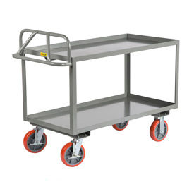 Little Giant® Shelf Truck w/2 Shelves 3600 lb. Capacity 48""L x 24""W x 42""H Gray