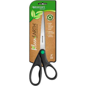 Westcott 13138 KleenEarth Recycled Scissors Black 9""