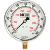 4"" dial  liquid filled 1/4"" bottom 0-100PSI