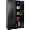Global Industrial™ Storage Cabinet Turn Handle 48""W x 18""D x 78""H Black Assembled