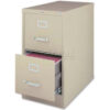 Lorell® 2-Drawer Heavy Duty Vertical File Cabinet 18""W x 26-1/2""D x 28-3/8""H Putty