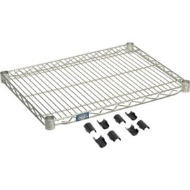 Nexel® S1830Z Poly-Z-Brite® Wire Shelf 30""W x 18""D