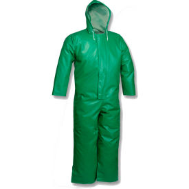 Tingley® V41108 SafetyFlex® Zipper Fly Front Hooded Coverall Large