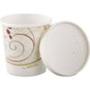 Dart® Flexstyle® Double Poly Paper Container/Lid Combo 16 oz. Symphony™ 250/Carton