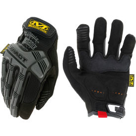 Mechanix Wear M-Pact® Gloves Synthetic Leather/D30® Palm Padding Black/Gray Large