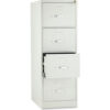 HON® 510 Series Four-Drawer Full-Suspension File Legal 18.25""W x 25""D x 52""H Light Gray