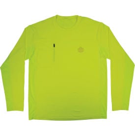 Ergodyne® Chill-Its 6689 Cooling Long Sleeve Sun Shirt w/ UV Protection 3XL Lime