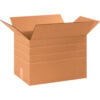 Global Industrial™ Multi Depth Cardboard Corrugated Boxes 17-1/4""L x 11-1/4""W x 12""H Kraft