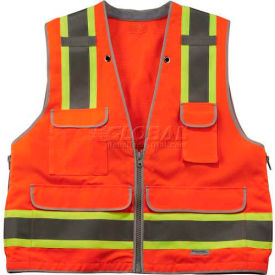 Ergodyne® GloWear® Class 2 Heavy-Duty Surveyors Vest 4XL/5XL Orange 21459