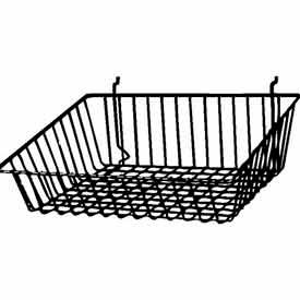 15""W X 12""D X 5""H Sloping Basket - Semi-Gloss White