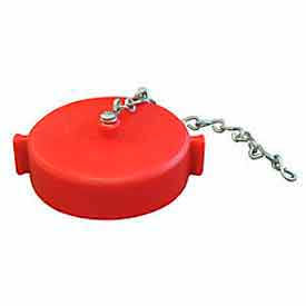 Fire Hose Red Hose Cap - 1-1/2 In. NH - Plastic