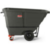 Suncast®Towable/Forkliftable Heavy Duty Plastic Tilt Truck 1 Cu. Yd. Cap 2200 Lbs. Cap Black