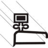 Allpoints 1271248 Gasket Door (Magnetic 75"") For Norlake Refrigeration