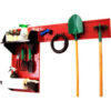 Wall Control Pegboard Garden Tool Board Organizer Red/Black 48"" X 32"" X 9""