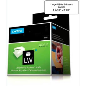 DYMO® LW Address Labels Large 1 4/10"" x 3 1/2"" Black on White