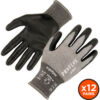 Ergodyne® Proflex 7072 Cut Resistant Gloves Nitrile Coated ANSI A7 L Gray 12 Pairs
