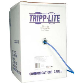 Tripp Lite N222-01K-BL 1000ft Cat6 550MHz Gigabit Bulk Solid PVC Cable Blue 1000' Non-Plenum