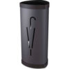 Alba Triangular Umbrella Stand Black