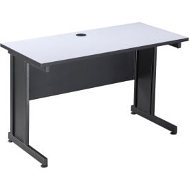 Interion® Traditional Office Desk 36""W x 24""D x 30""H Gray
