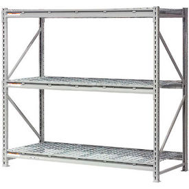 Global Industrial™ 3 Level Extra HD Bulk Storage Rack Wire Deck Starter 60""W x 36""D x 120""H