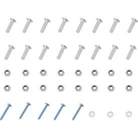 Leg Hardware for Plastic Service Carts 16- bolts nuts & washers