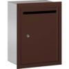 Letter Box 2245ZP - 15""W x 6-3/4""D x 19""H Standard Recessed Mounted Bronze Private Access