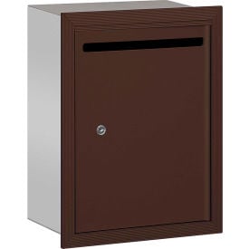 Letter Box 2245ZP - 15""W x 6-3/4""D x 19""H Standard Recessed Mounted Bronze Private Access