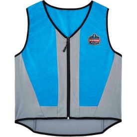 Ergodyne® 6667 Chill-Its® Wet Evaporative Cooling Vest PVA Blue M