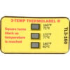 Allpoints 1381242 Label Temperature 160/170/180