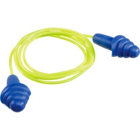 Radians® FP43 Resistor® II NRR 27 dB Reusable Corded Soft Earplugs 100/Box