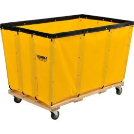 Global Industrial™ KD 24 Bushel Yellow Vinyl Basket Bulk Truck