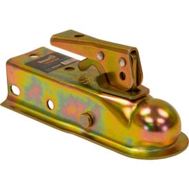 Buyers Products Straight Tongue Coupler w/ 2"" Ball 2-1/2"" Channel Zinc Plated - 0091060Z
