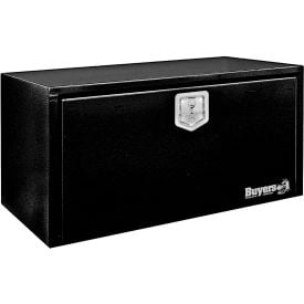 Buyers Steel Underbody Truck Box w/ Stainless Steel T-Handle - Black 14x16x24 - 1703300