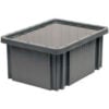 Global Industrial™ Clear Dust Cover Inlays For 10-7/8""Lx8-14""W Dividable Grid Containers