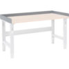 Global Industrial™ Back and End Stops For Workbench Top - 96""W x 30""D x 3""H - Gray