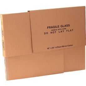 Mirrors Boxes 40""L x 3-1/2""W x 60""H Kraft