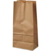 Duro Bag Paper Grocery Bags #26 7-3/4""W x 4-13/16""D x 16""H Kraft 500/Pack