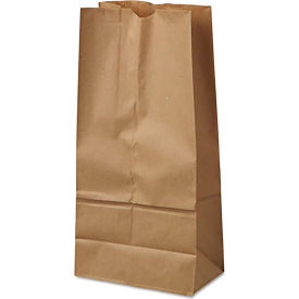 Duro Bag Paper Grocery Bags #26 7-3/4""W x 4-13/16""D x 16""H Kraft 500/Pack