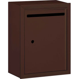 Letter Box 2240ZU - 15""W x 7-1/2""D x 19""H Standard Surface Mounted Bronze USPS Access