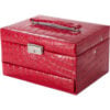 Barska BF11976 Chri Bliss Jewelry Case JC-100 Aluminum Red 9""L x 8""W x 6""H