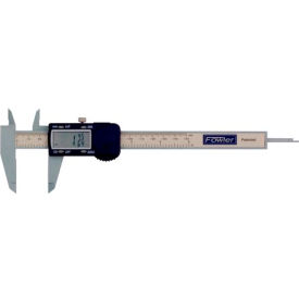 Fowler 54-101-175-0 Poly-Cal 0-6''/150MM Fractional Large Easy-Read Display Plastic Digital Caliper