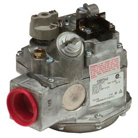 Gas Valve - 1"" Inlet Straight-Thru Side Outlets 3.5"" W.C. Nat. Gas