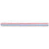 Staedtler Architectural Triangular Scale 98718-31BK 12""L White Polystyrene