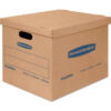 Bankers Box® SmoothMove Basic Medium Moving Boxes 18""L x 15""W x 14""H Kraft/Blue 8/Pack
