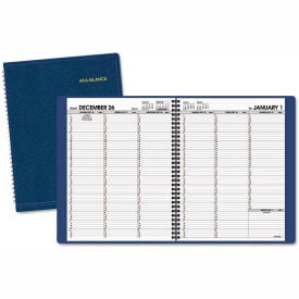 AT-A-GLANCE® Weekly Appointment Book 11 x 8.25 Navy 2024-2024