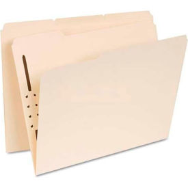 Universal® Manila Folders One Fastener 1/3 Tab Letter 50/Box