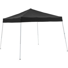 Global Industrial™ Portable Pop-Up Canopy Slant-Leg 10'L x 10'W x 8'11""H Black