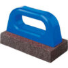 Fluted Rub Bricks Solid Float 8""L X 3 1/2""W X 1 1/2""H 20 Grit Plastic Handle